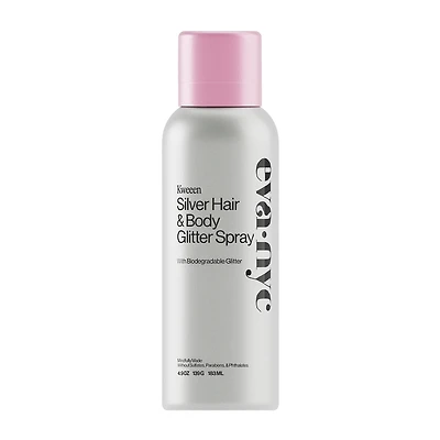 Eva Nyc Kweeen Silver Hair & Body Glitter Spray