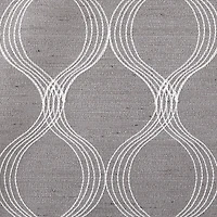 Max Blackout Prescott Grommet Top Embroidered 100% Single Curtain Panel
