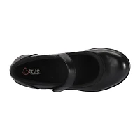 Btrue By Baretraps Cooper Womens Round Closed Toe Mary Jane Shoes Wide Width