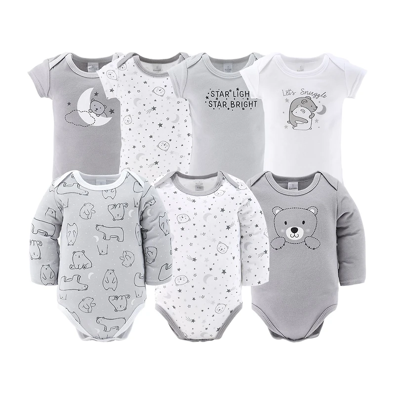 The Peanutshell 0-3m Celestial Bears Baby Unisex 23-pc. Baby Clothing Set