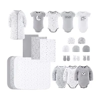 The Peanutshell 0-3m Celestial Bears Baby Unisex 23-pc. Baby Clothing Set