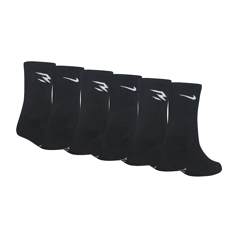 Nike 3BRAND by Russell Wilson Big Kid Boys 6 Pair Crew Socks