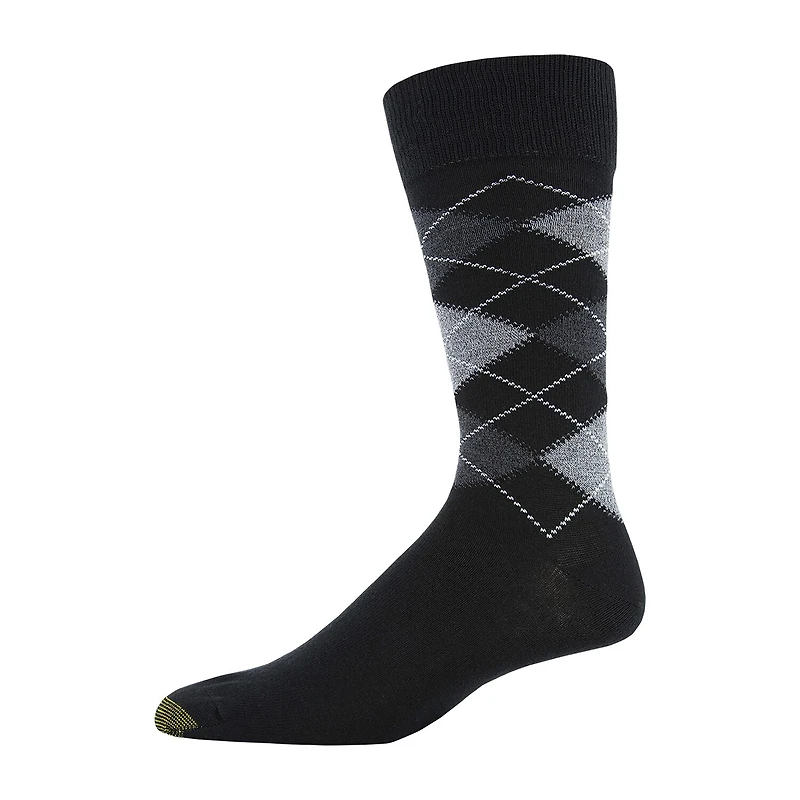 Gold Toe Campbell Mens 6 Pair Crew Socks
