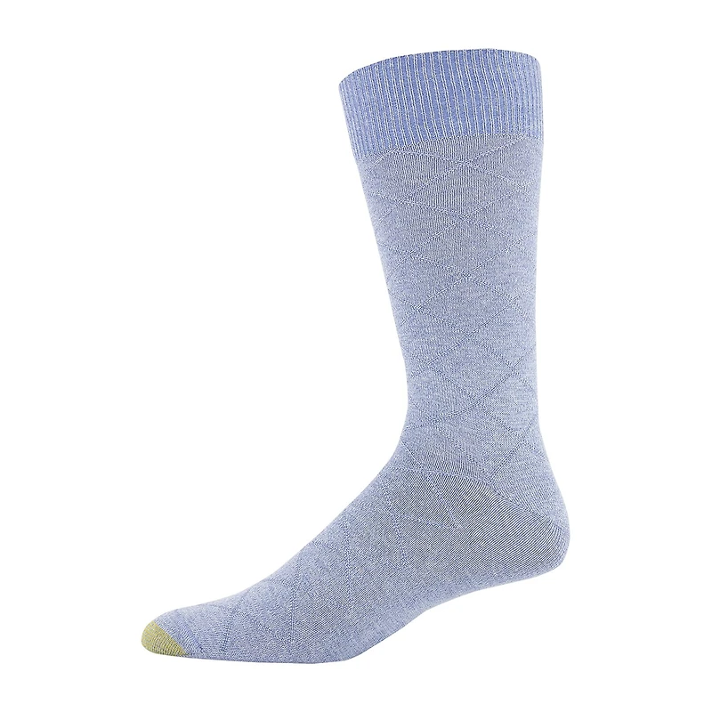 Gold Toe Campbell Mens 6 Pair Crew Socks