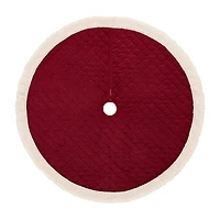 Queen Street Cozy Sherpa Quilted Indoor Tree Skirt