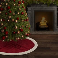 Queen Street Cozy Sherpa Quilted Indoor Tree Skirt