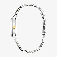 Citizen Womens Two Tone Stainless Steel Bracelet Watch Em0894-50d