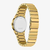 Citizen Axiom Womens Gold Tone Stainless Steel Bracelet Watch Ew2672-58e