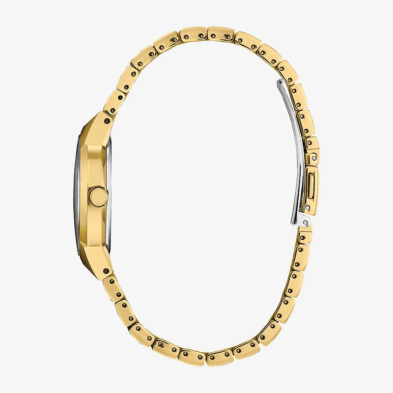 Citizen Axiom Womens Gold Tone Stainless Steel Bracelet Watch Ew2672-58e