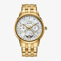 Citizen Calendrier Womens Gold Tone Stainless Steel Bracelet Watch Fd0002-57d