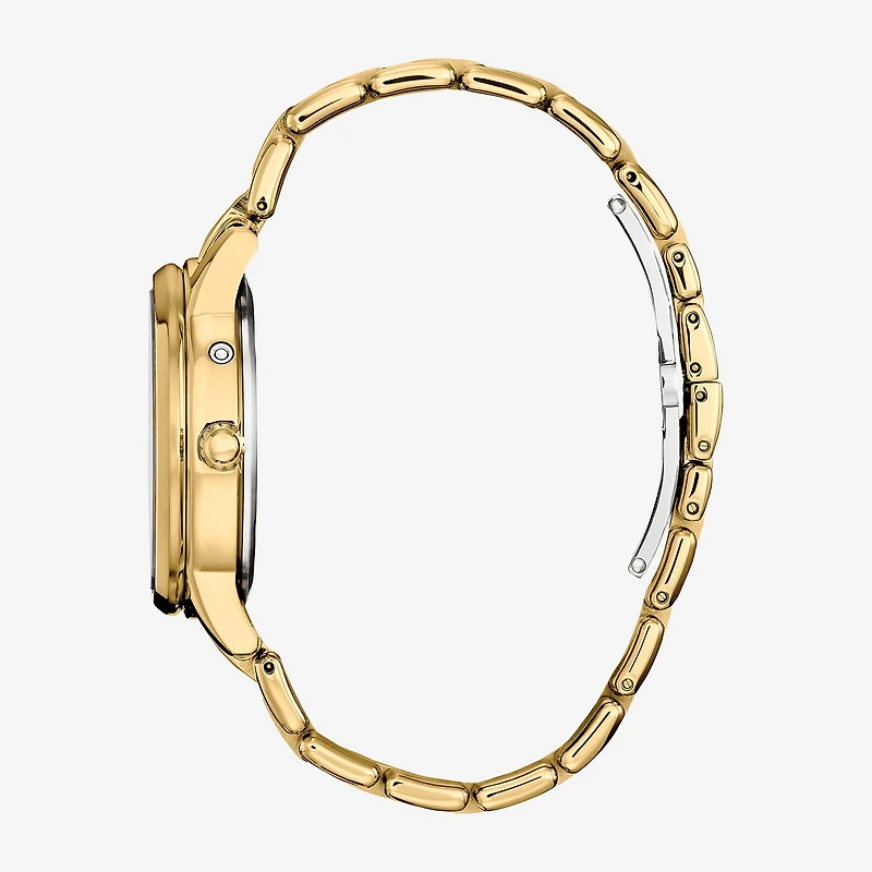 Citizen Calendrier Womens Gold Tone Stainless Steel Bracelet Watch Fd0002-57d
