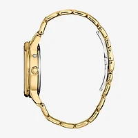 Citizen Calendrier Womens Gold Tone Stainless Steel Bracelet Watch Fd0002-57d