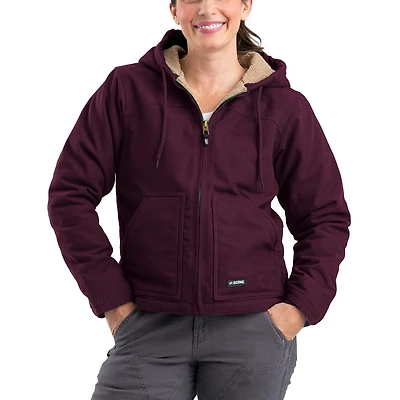 Berne Softstone HOODED Womens Midweight Work Jacket