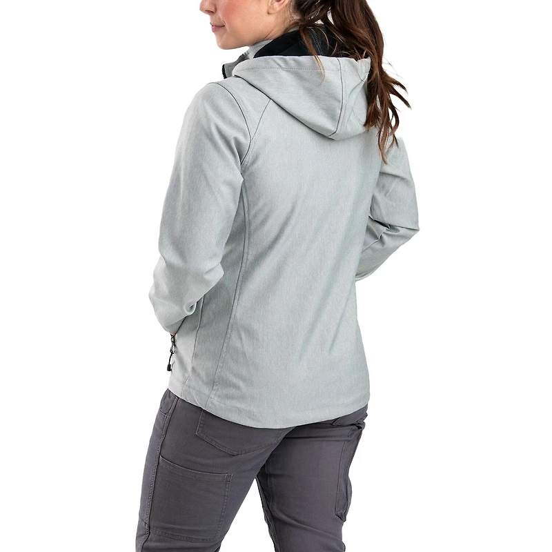 Berne Eiger Hooded Softshell Womens Midweight Work Jacket