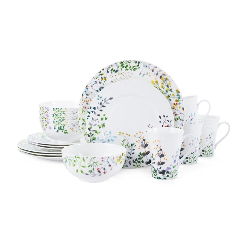 Mikasa Garden 16-pc. Bone China Dinnerware Set