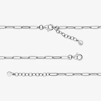 Paris 1901 By Charles Garnier Womens Sterling Silver Solid / Inch Link Bracelet
