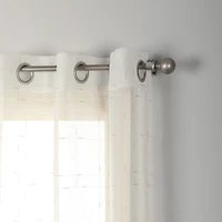 Stratford Park Brie Grommet Top Sheer Set of 2 Curtain Panel
