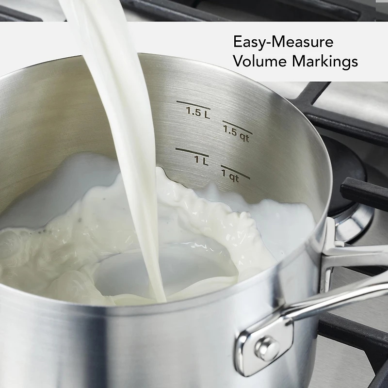 KitchenAid Stainless Steel 3-qt. Sauce Pan with Lid
