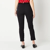 Liz Claiborne Emma Womens Straight Mid Rise Ankle Pant