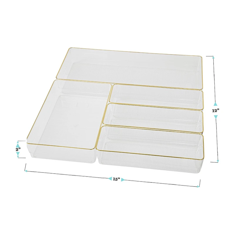 Martha Stewart 5 Pack Desk Organizers