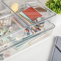 Martha Stewart 4 Pack Clear Storage Boxes And Lids