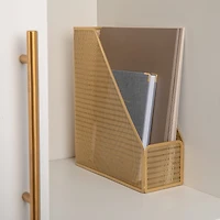 Martha Stewart Gold Mesh Single File Holder