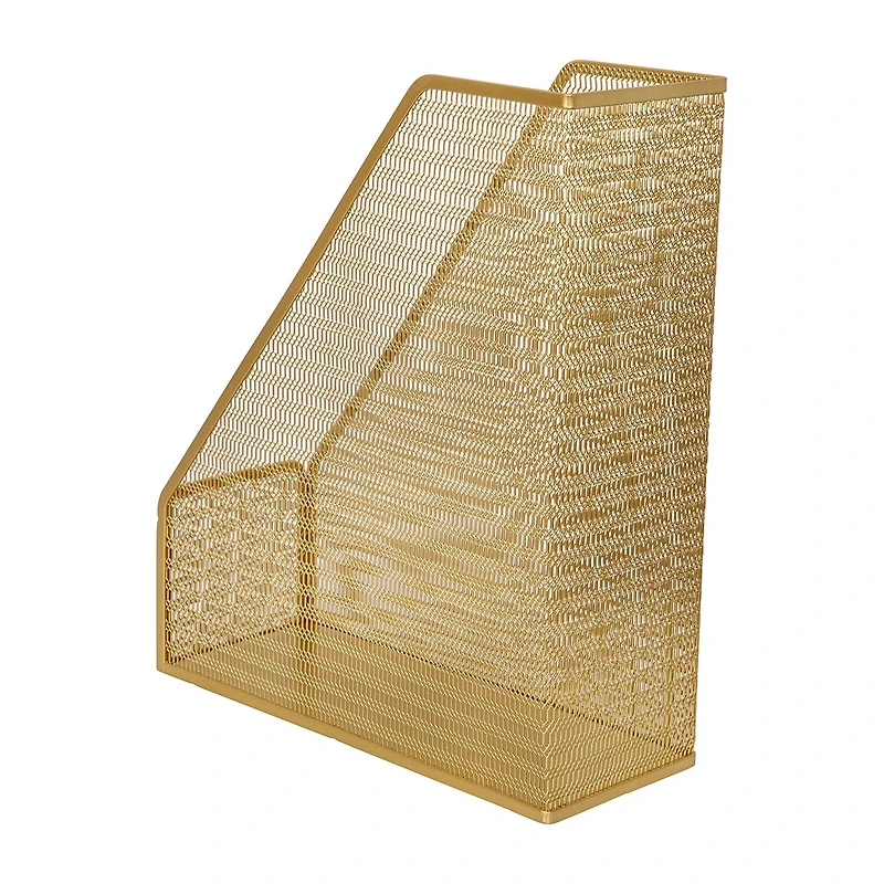 Martha Stewart Gold Mesh Single File Holder