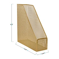 Martha Stewart Gold Mesh Single File Holder