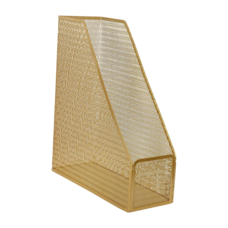 Martha Stewart Gold Mesh Single File Holder