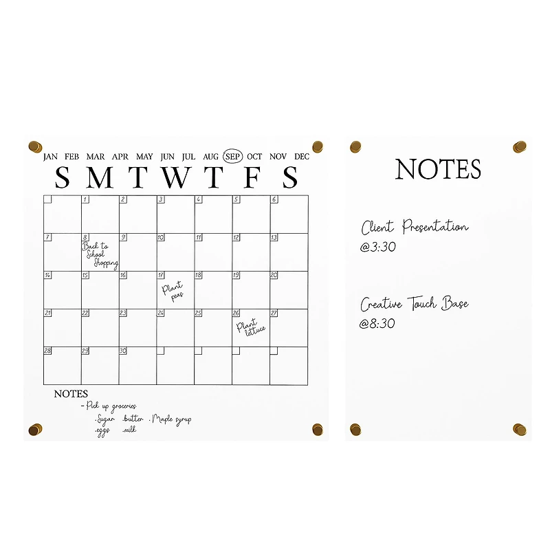 Martha Stewart Wall Calendar & Notes