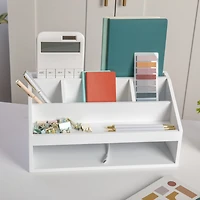 Martha Stewart Wood Desktop Organizer