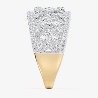 G-H / Si1-Si2) Womens 1 CT. T.W. Lab Grown White Diamond 10K Gold Band