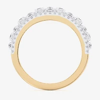 G-H / Si1-Si2) Womens 1 CT. T.W. Lab Grown White Diamond 10K Gold Band