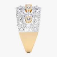 G-H / Si1-Si2) Womens / CT. T.W. Lab Grown White Diamond 10K Gold Band