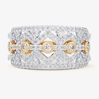 G-H / Si1-Si2) Womens / CT. T.W. Lab Grown White Diamond 10K Gold Band