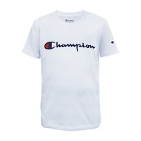 Champion Big Kid Boys Crew Neck Short Sleeve Regular Fit Graphic T-Shirt