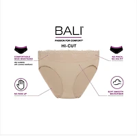 Bali Passion For Comfort Womens High Cut Panty Dfpc62