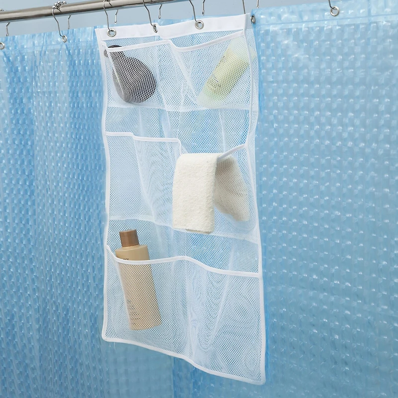 Kenney 6-Pocket Hanging Mesh Shower Caddy