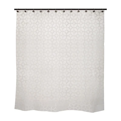 Kenney Geometric Shower Curtain Liner