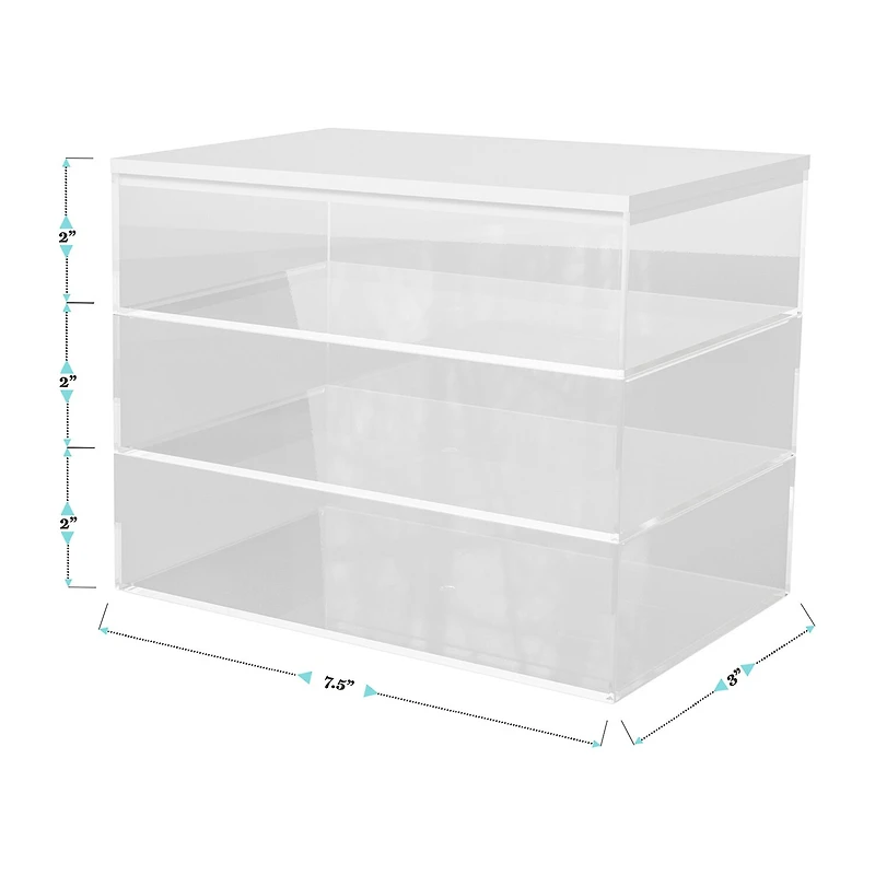 Martha Stewart 3 Pack Bins With MDF Lid