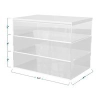 Martha Stewart 3 Pack Bins With MDF Lid