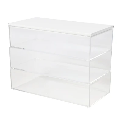 Martha Stewart 3 Pack Bins With MDF Lid