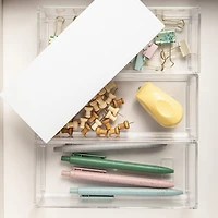 Martha Stewart 3 Pack Bins With MDF Lid