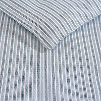 Eddie Bauer Ticking Stripe Duvet Cover Set