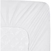 Serta Power Clean Max Action Waterproof Mattress Pad Protector with 15” Deep Pocket