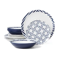 Oneida Harbour 12-pc. Porcelain Dinnerware Set