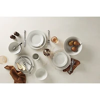 Oneida Ridge White 12-pc. Stoneware Dinnerware Set