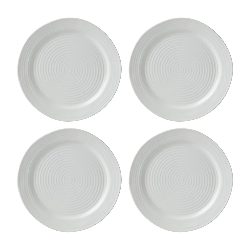 Oneida Ridge White 12-pc. Stoneware Dinnerware Set