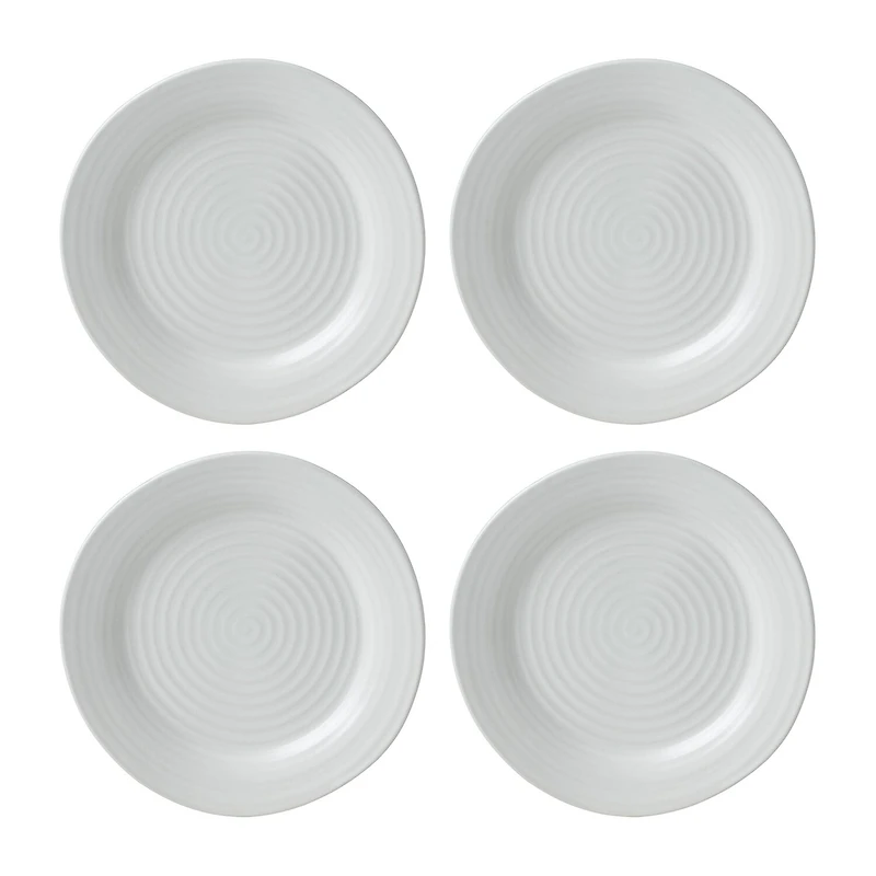 Oneida Ridge White 12-pc. Stoneware Dinnerware Set