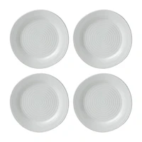Oneida Ridge White 12-pc. Stoneware Dinnerware Set